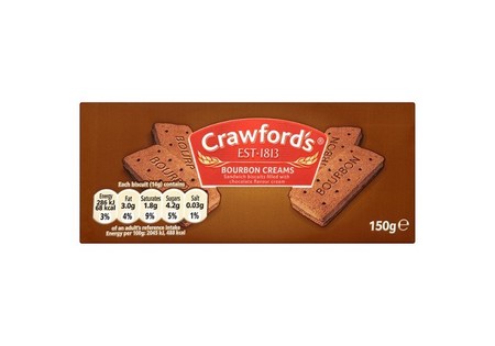 Crawfords Bourbon Creams 150G
