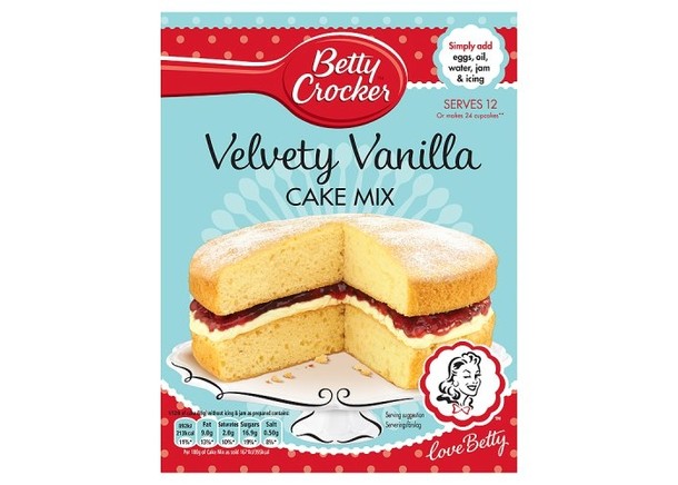 Betty Crocker Velvety Vanilla Cake Mix