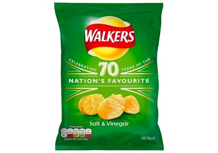 Walkers Crisps Salt&vinegar 32.5G