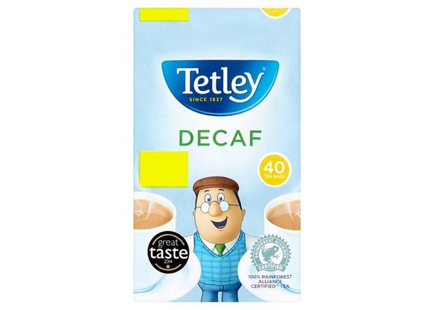 Tetley Decaffienated Teabags Pm1.75 40'S