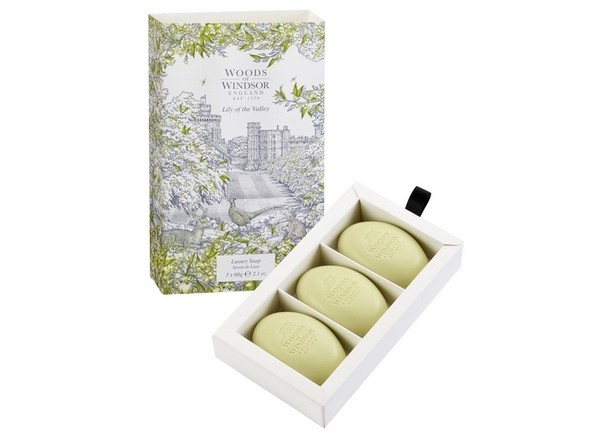 Woods of Windsor Lily of the Valley Fine English Soap 3 x 60 gr