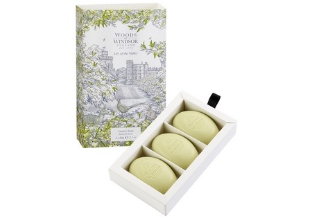 Woods of Windsor Lily of the Valley Fine English Soap 3 x 60 gr