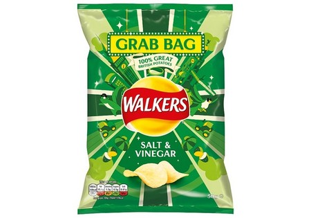 Walkers Crisps Salt&vinegar Grab Bag 45 gr