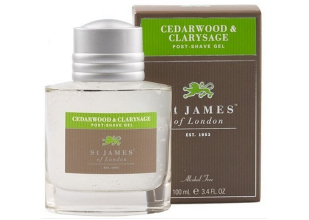 St James of London Aftershave Gel Cedarwood & Clarysage 100ml