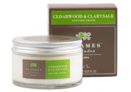 St James of London Scheercrème Cedarwood & Clarysage