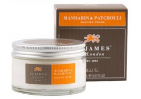 St James of London Scheercrème Mandarin Patchouli
