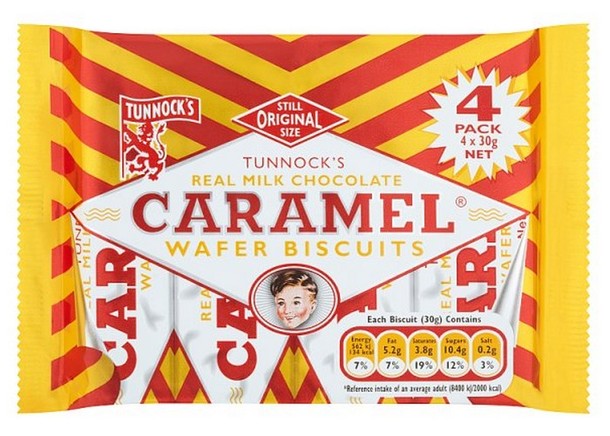 Tunnocks Caramel Wafer 8pk