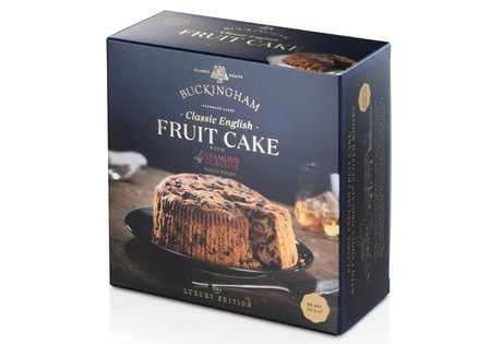 BUCKINGHAM Classic English Fruit Cake flavoured with Courvoisier® VS Cognac 700 gr