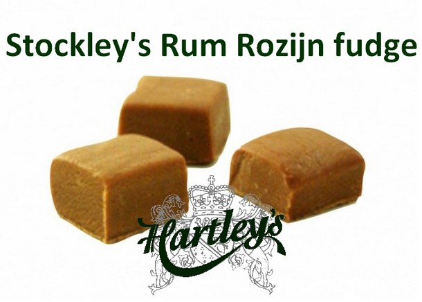 Stockleys Rum Rozijn fudge 150gr