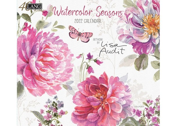 Lang Kalender Watercolor Seasons 2022