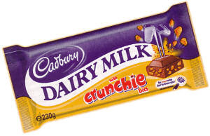 Cadbury Dairy Milk Chocolate Crunchie 200g