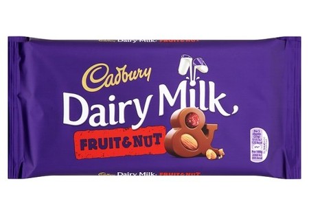 Cadbury  Dairy Milk Fruit and Nut 180g