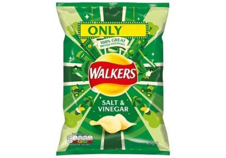 Walkers Salt  Vinegar Crisps 70gr