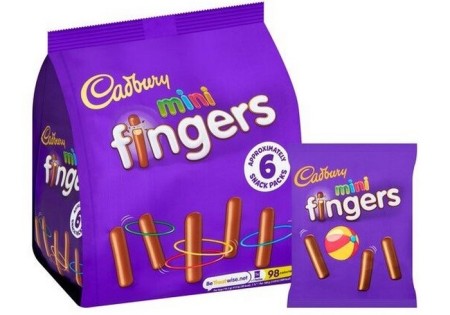 Cadbury Mini Fingers 6 pack 115,8 g