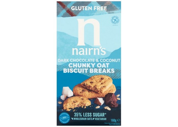 Nairns Gluten free chunky oats, coconut choc 160g