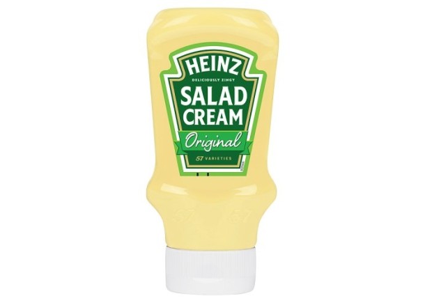 Heinz Salad Cream Squeezy Top Down 605g