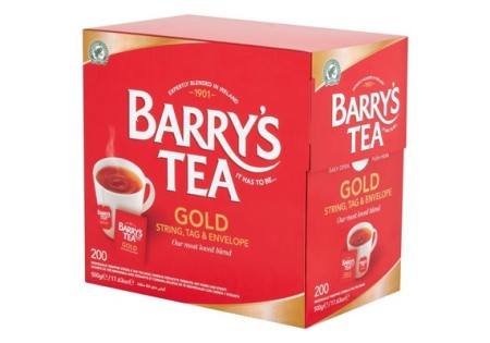 Barrys Gold Tagged and Enveloped 400 teabags