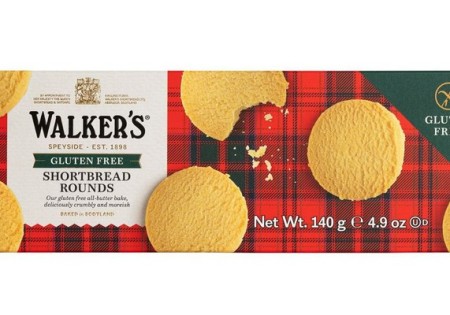 Walkers Gluten Free Shortbread Rounds 4.9 oz. 140g