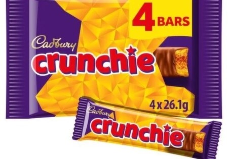 Cadbury Crunchie Bar 4 pack
