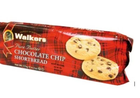 Walkers Chocolate Chip Shortbread (cello) 175 gr