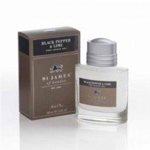 St James of London Aftershave Gel Black Pepper & Lime 100ml