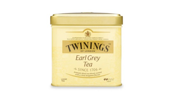 Twinings Zwarte Thee  Earl Grey losse thee in blik 500gr