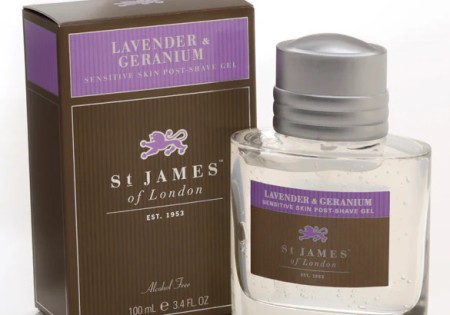 St James of London Aftershave Gel Lavender & Geranium 100ml