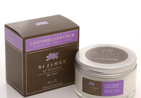 St James of London Scheercrème Lavender & Geranium