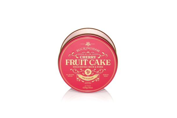 BUCKINGHAM Cherry Fruit Cake with Kirsch spirit Vintage 425g