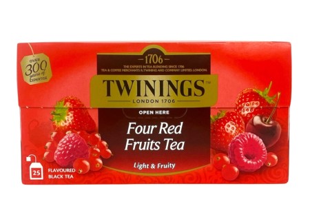 Twinings Zwarte Thee Rode vruchten 25 zakjes