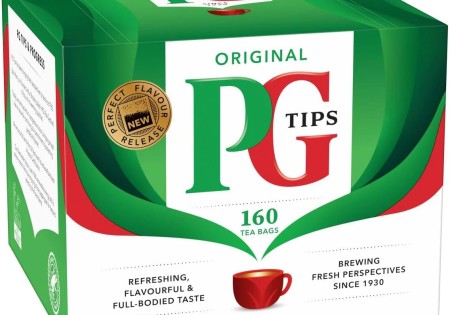 PG Tips  Tea Bags 160s  (no pyramid bags)