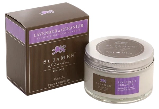 St James of London Scheercrème Lavender & Geranium