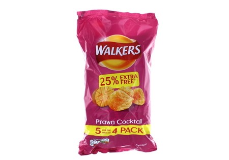 Walkers Crisps Prawn Cocktail 6 Pack