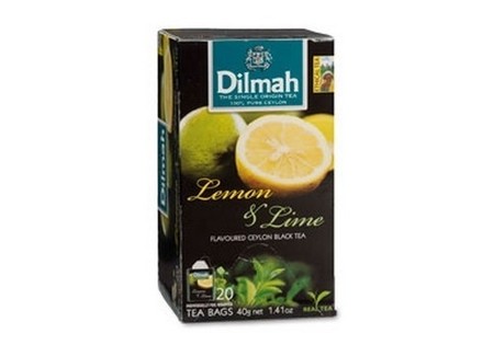 Dilmah Gearomatiseerde Zwarte Thee  Citroen met Limoen 20 st