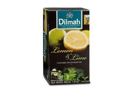 Dilmah Gearomatiseerde Zwarte Thee  Lemon & Lime 20 st