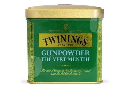 Twinings Losse Groene thee in blik Gunpowder Mint 200g