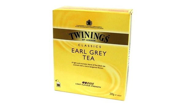 Twinings Zwarte Thee  Earl Grey 100 zakjes met envelopje 