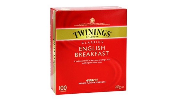 Twinings Zwarte Thee English Breakfast 100 zakjes met envelopje