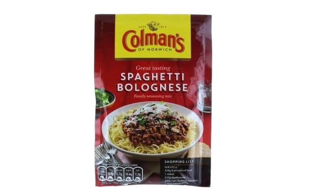 Colmans Mix  Spaghetti Bolognese Sauce Sachet 49g